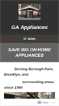 Mobile Screenshot of gaappliances.com